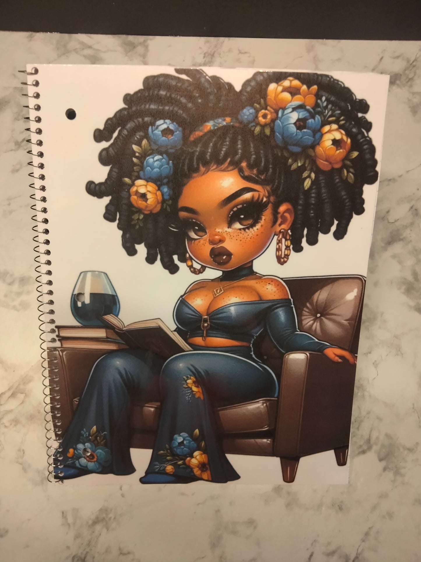 Custom 8" x 10.5" Spiral Notebook – Personalized Design for Stylish Note-Taking