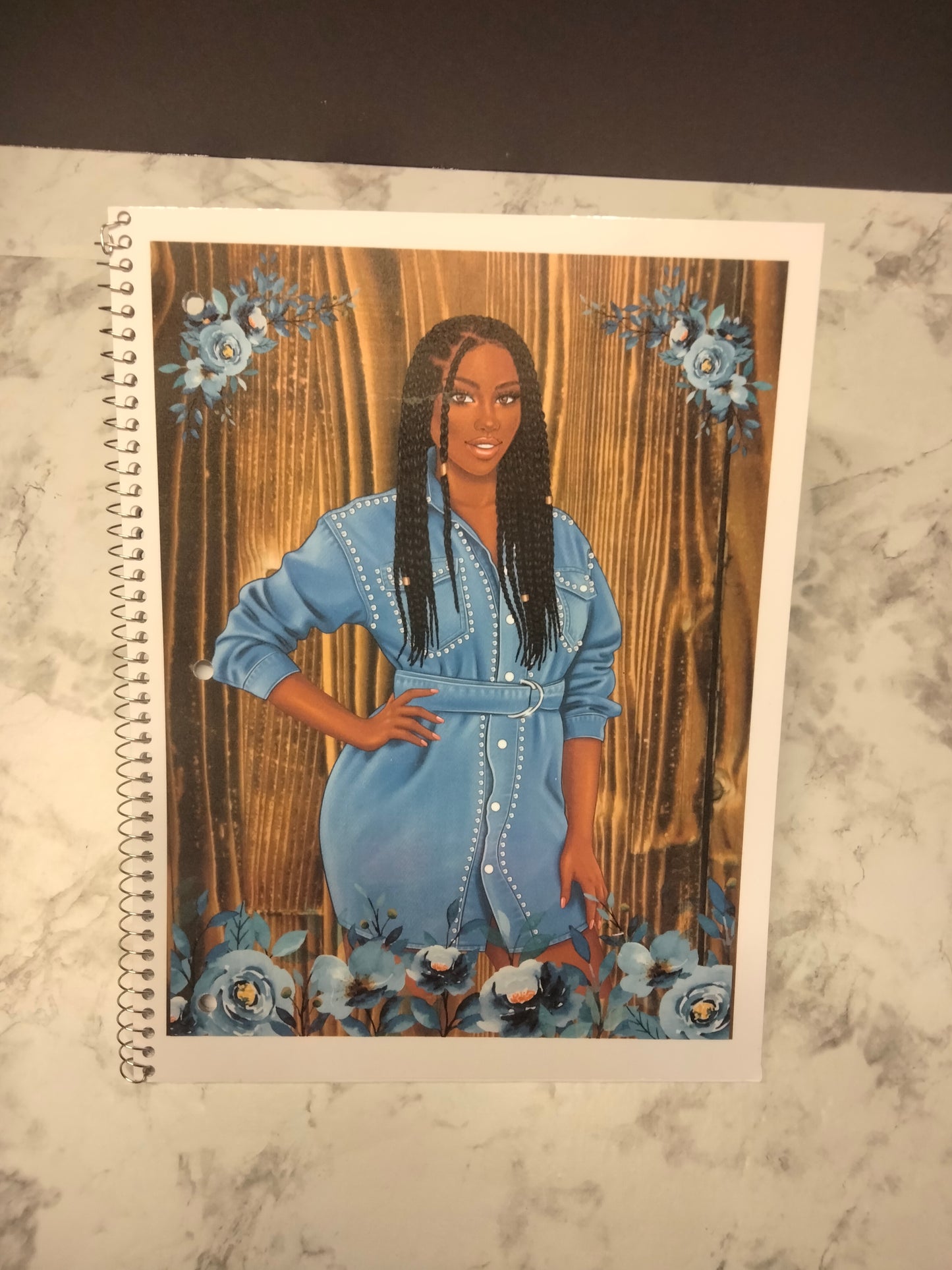 Custom 8" x 10.5" Spiral Notebook – Personalized Design for Stylish Note-Taking