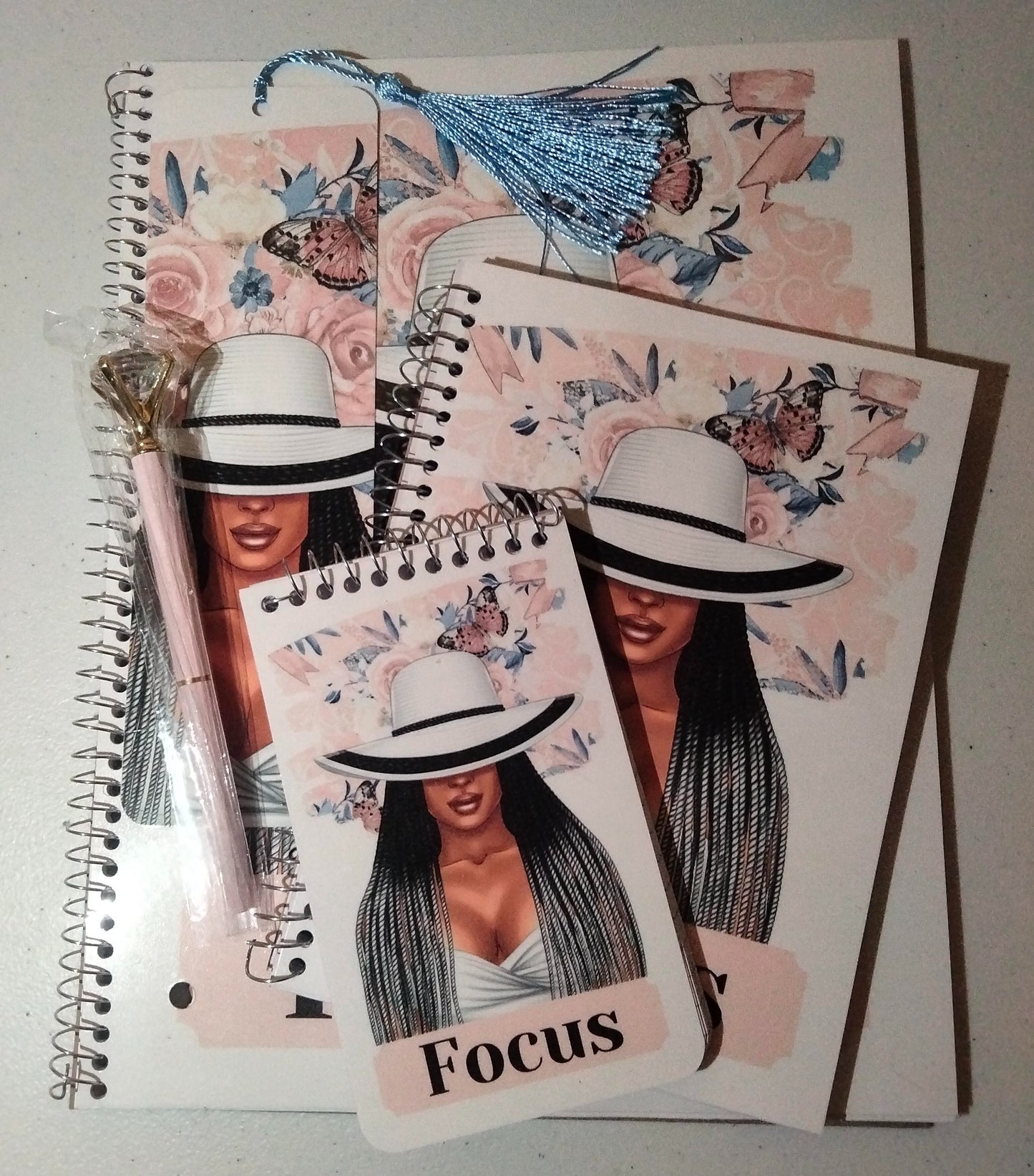 5-Piece Focus-Themed Notebook Set – Boost Productivity and Stay Organized